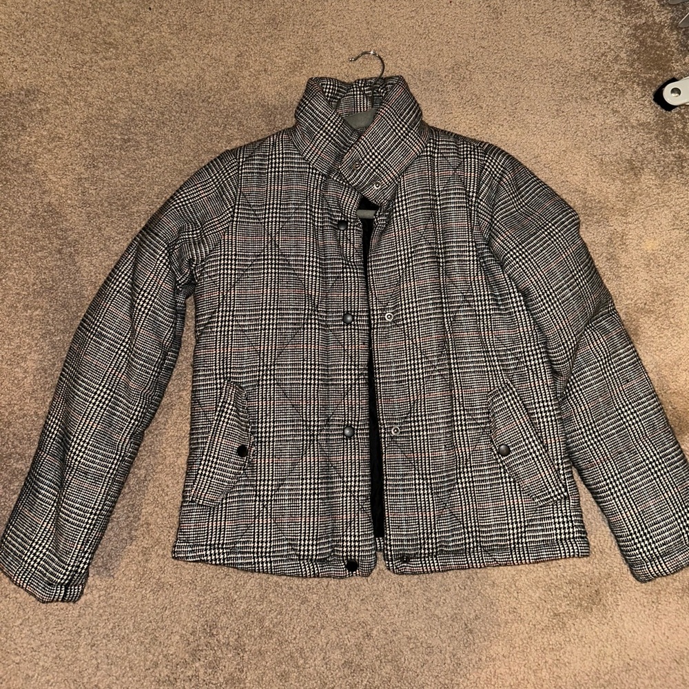 Plaid Cropped jacket